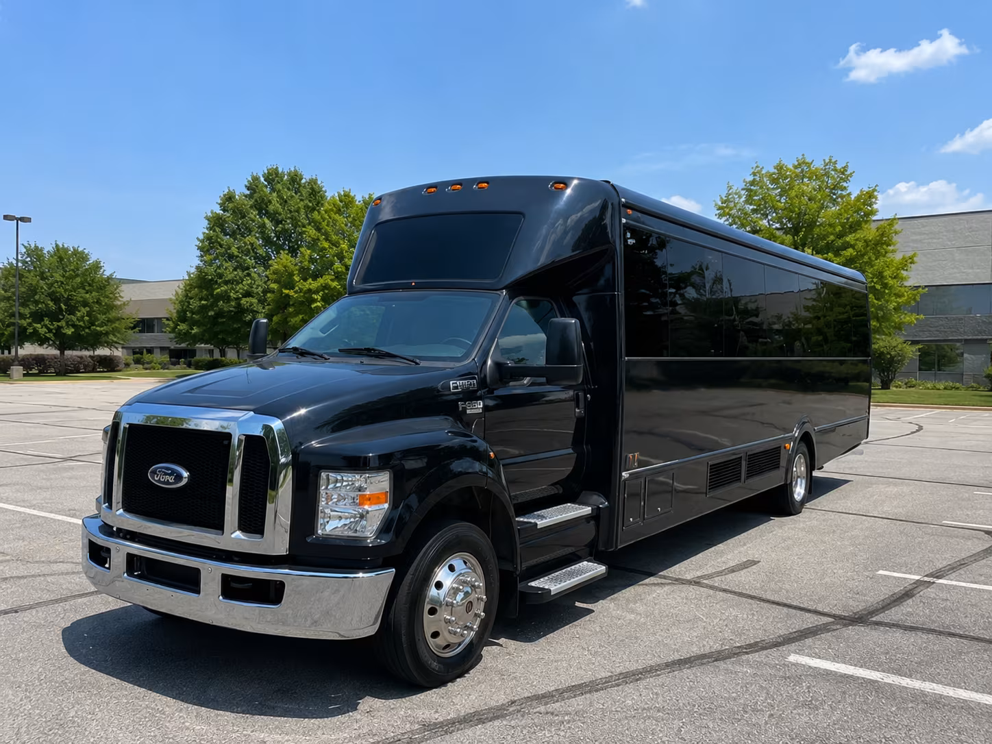 bachelor party bus rentals for a night out in downtown riverside