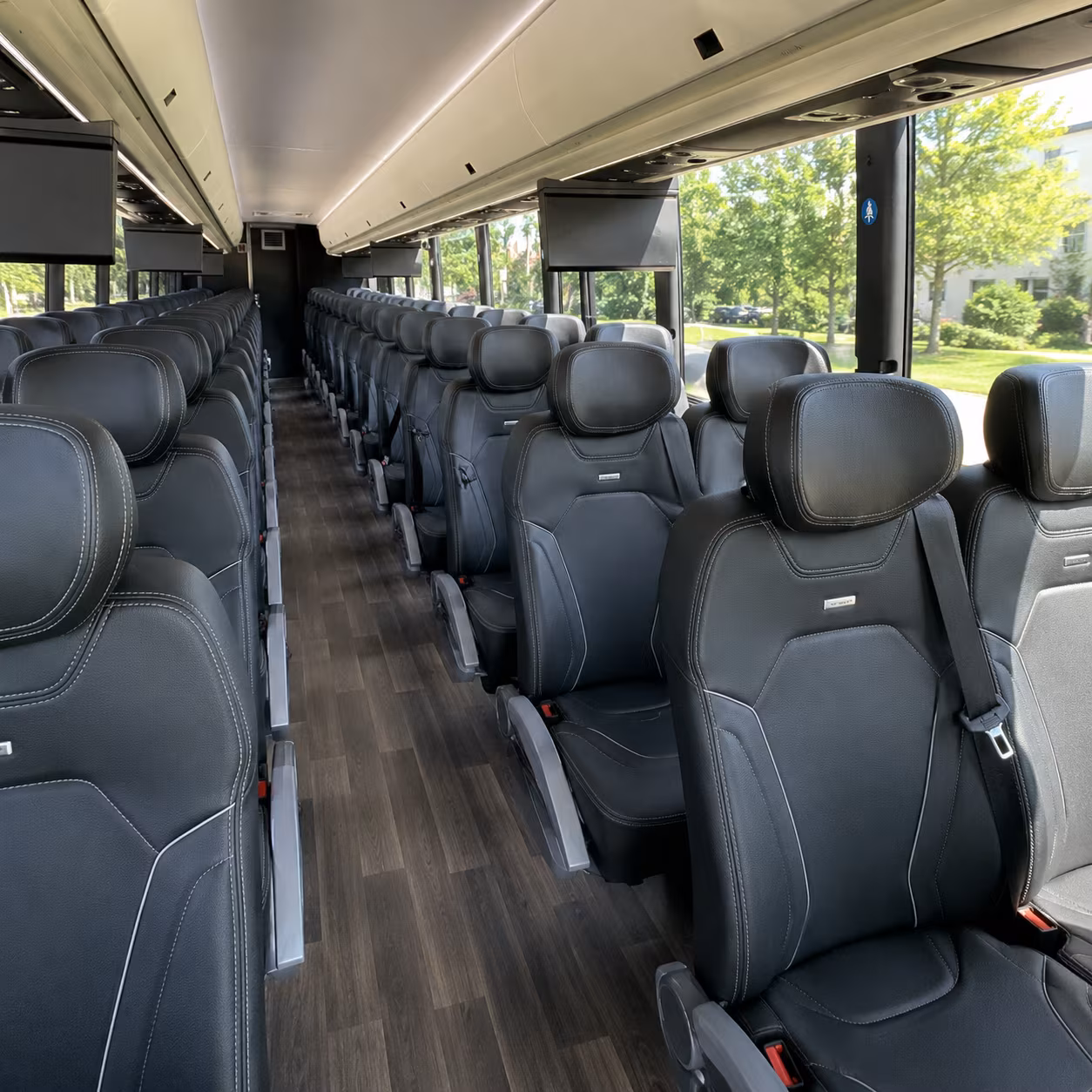 perris charter bus interior