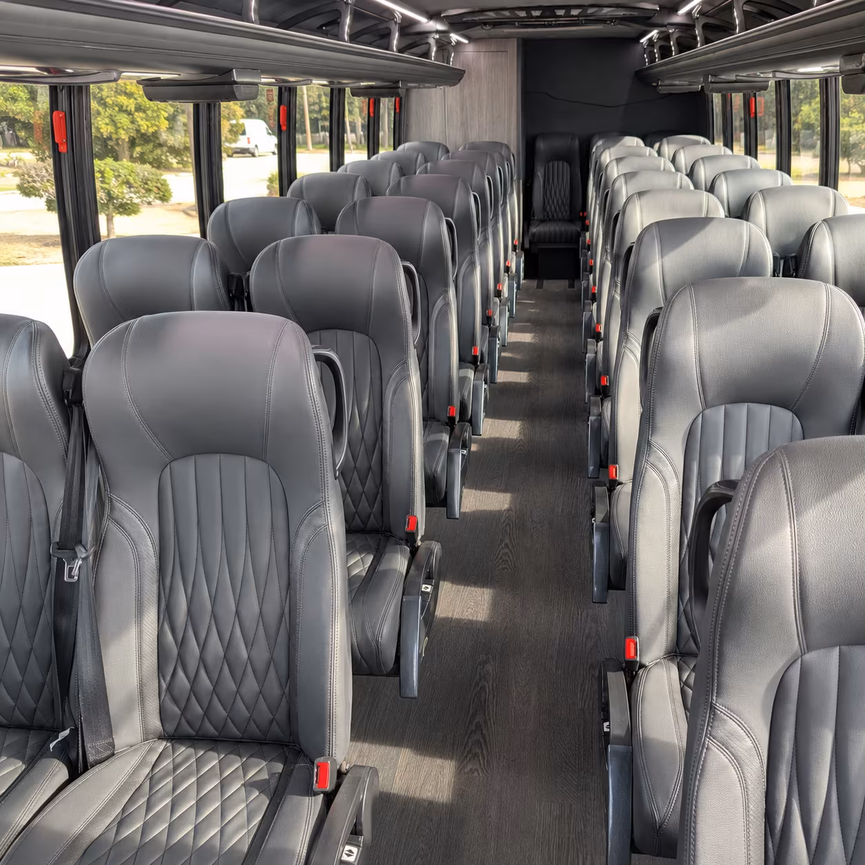 perris field trip transportation onboard seating