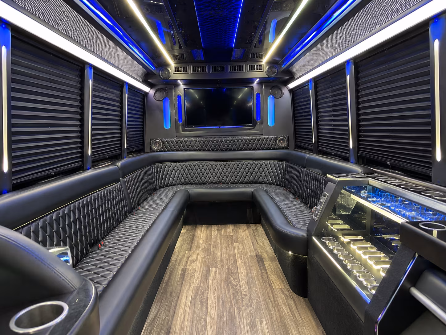 perris holiday party bus rental