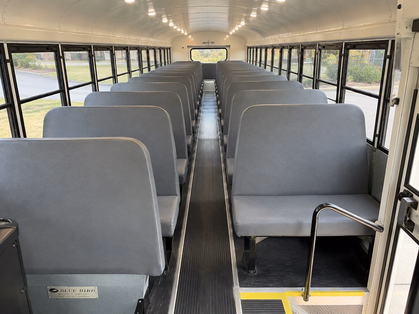 perris school bus inside