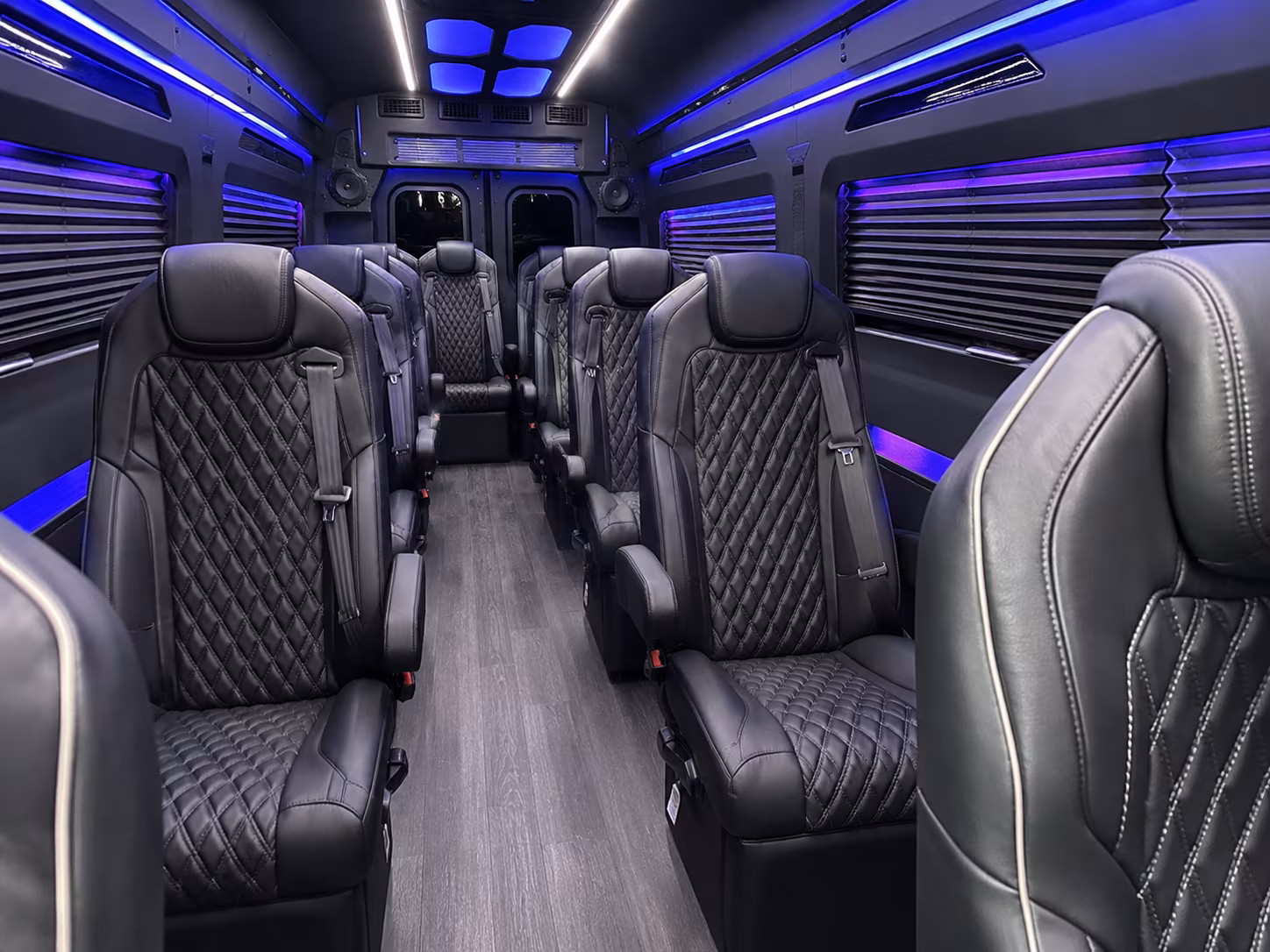 perris sprinter van with driver inside